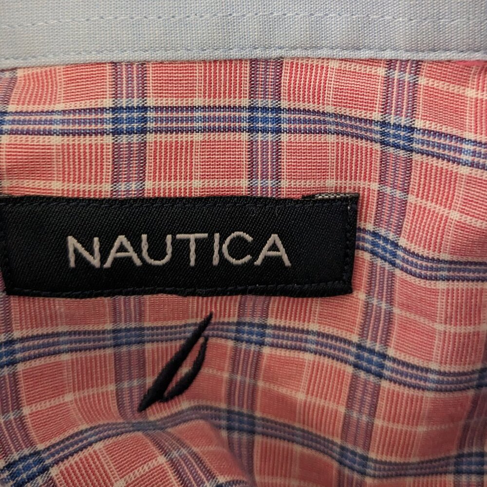 3 Shirts Men's Nautica Shirts Size M Multi-Color - Picture 5 of 7